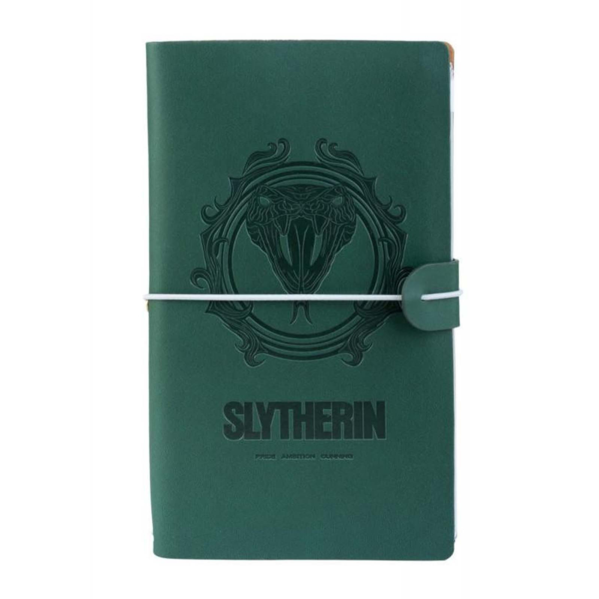 Carnet de Voyage Slytherin 12x19,6 cm joustavalla nauhalla