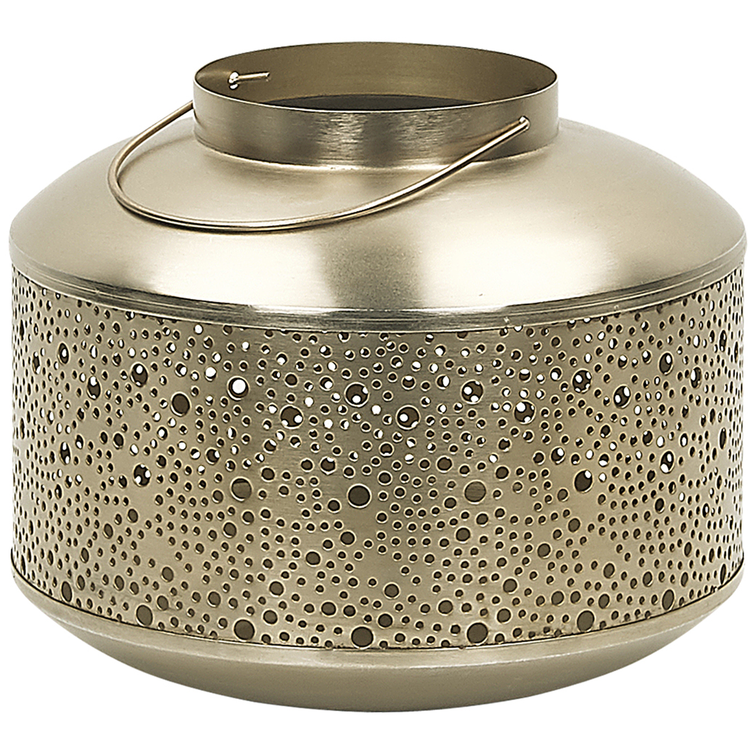 Lyhty CORFU metalli 22 cm Kulta