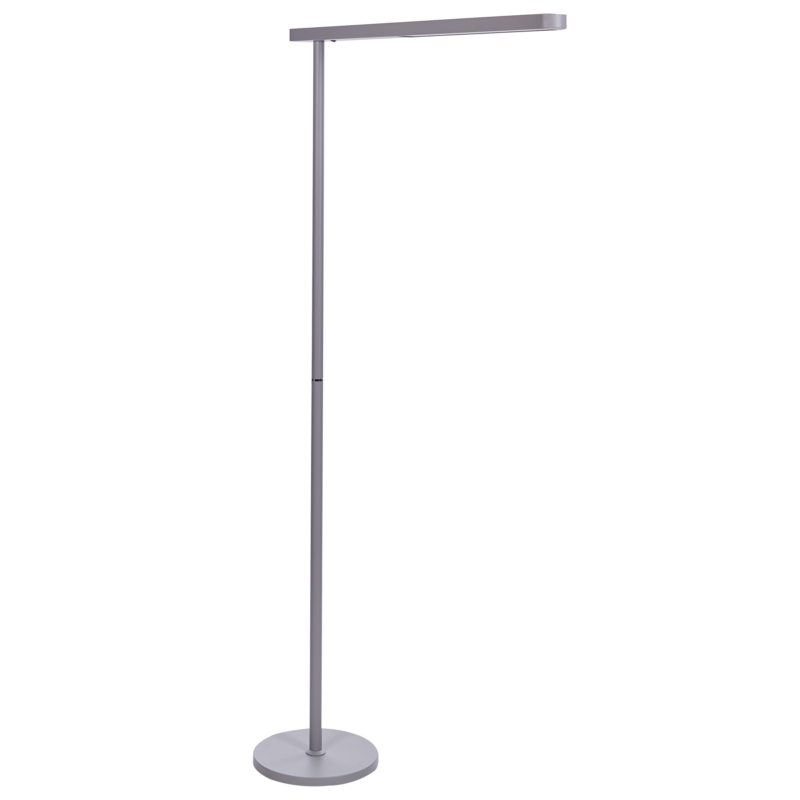 LED-lattiavalaisin PERSEUS Metalli Hopea