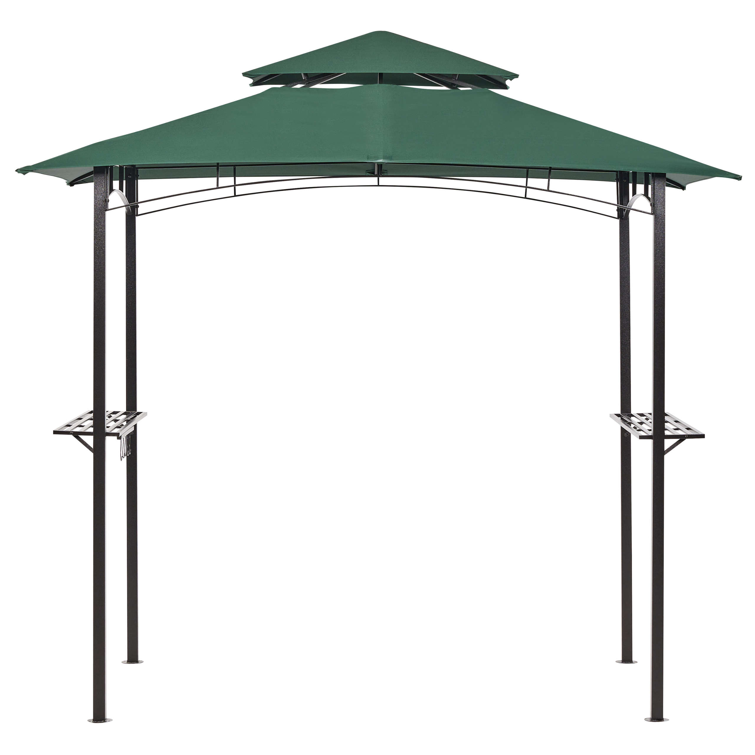 Paviljonki NARO 240 cm 148 cm Metalli Tummanvihreä