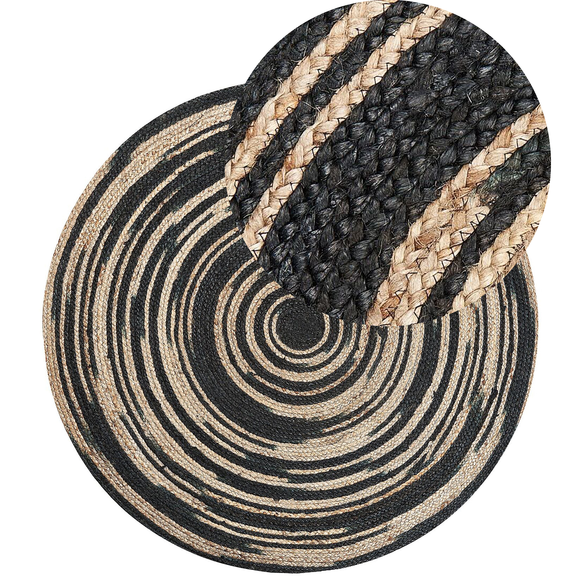 Matto ARTORA Beige ø 140 cm juutti