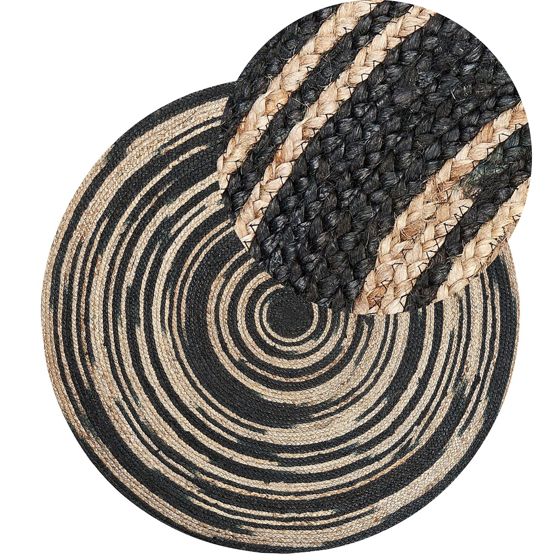 Matto ARTORA Beige ø 140 cm juutti