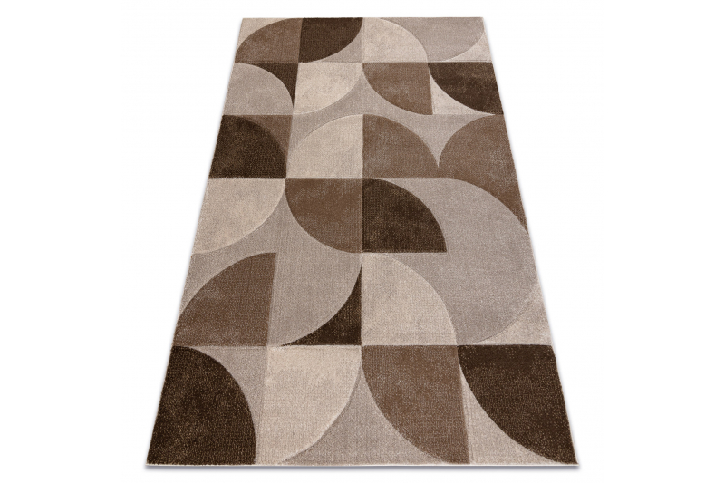 ARCANA 0822 matto beige / vaaleanruskea, geometrinen, moderni 200x290 cm