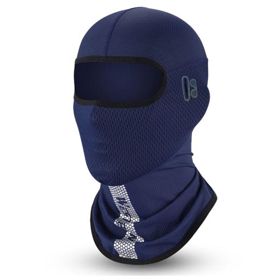 Silkkinen UV-suojakypärä hengittävä pyöräilyyn ja kalastukseen - Sininen