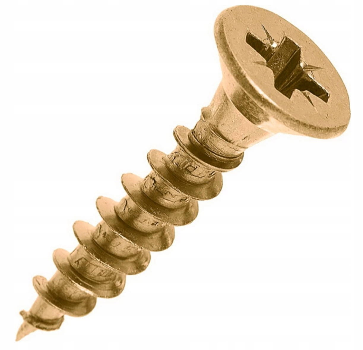 Karkaistu puuruuvi 3x12mm 65kpl PZ2 kultaa