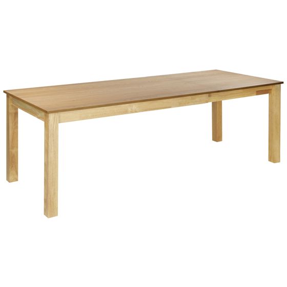 Jatkettava ruokapöytä MADURA Luonnollinen saarniviilu 160/240 cm 90 cm