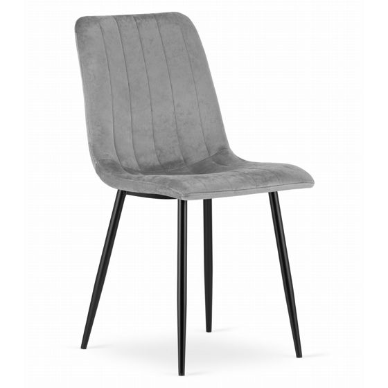 LAVA-tuoli, vaaleanharmaa sametti (1 kpl)