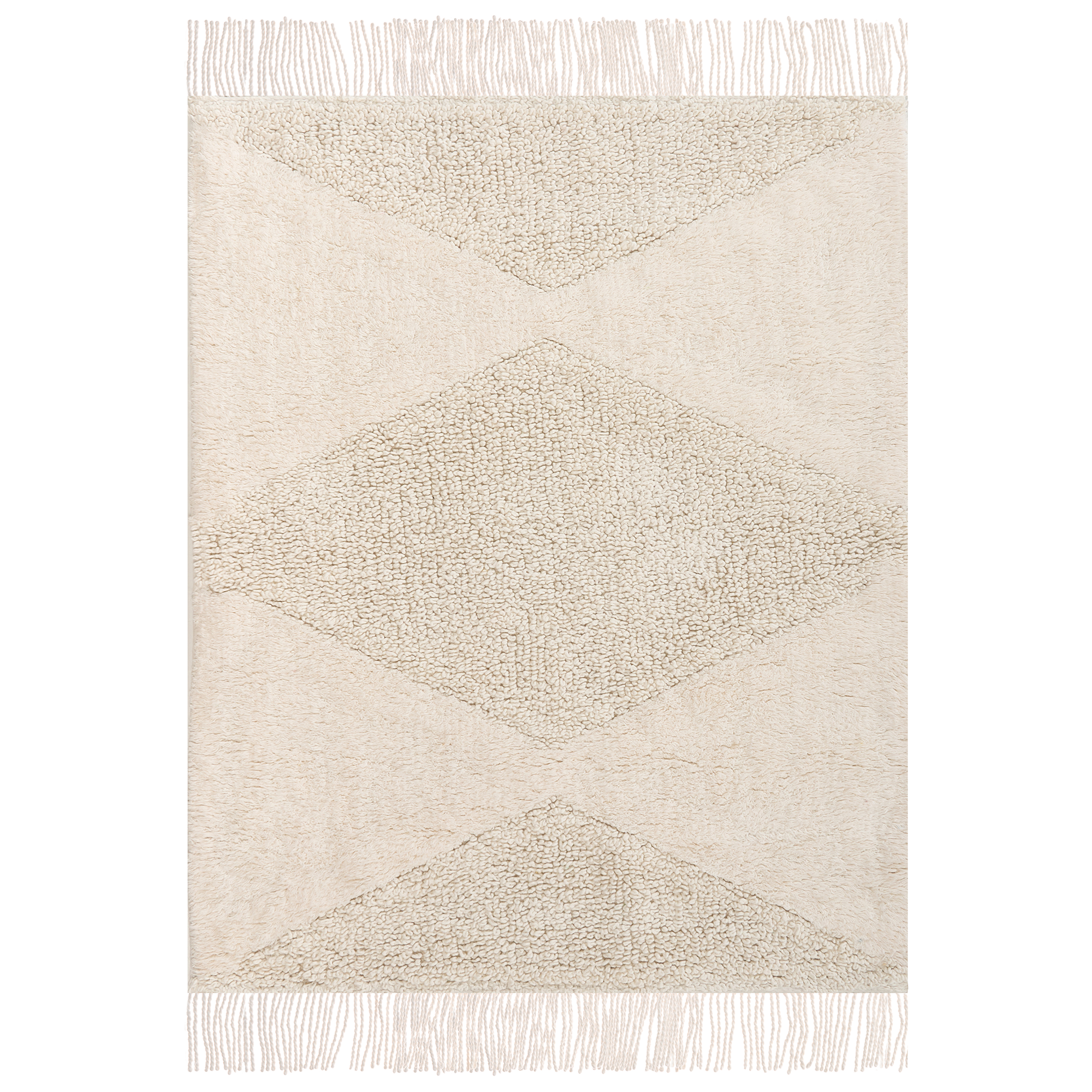 Lastenmatto KHONOMA Vaaleanbeige 140 x 200 cm Puuvilla