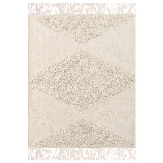 Lastenmatto KHONOMA Vaaleanbeige 140 x 200 cm Puuvilla