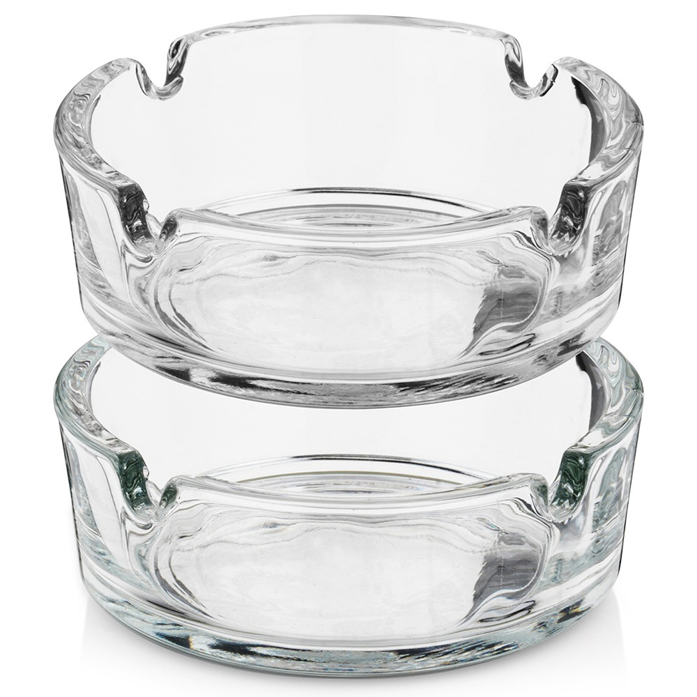 Lasinen tuhkakuppi 8 cm 2 kpl.