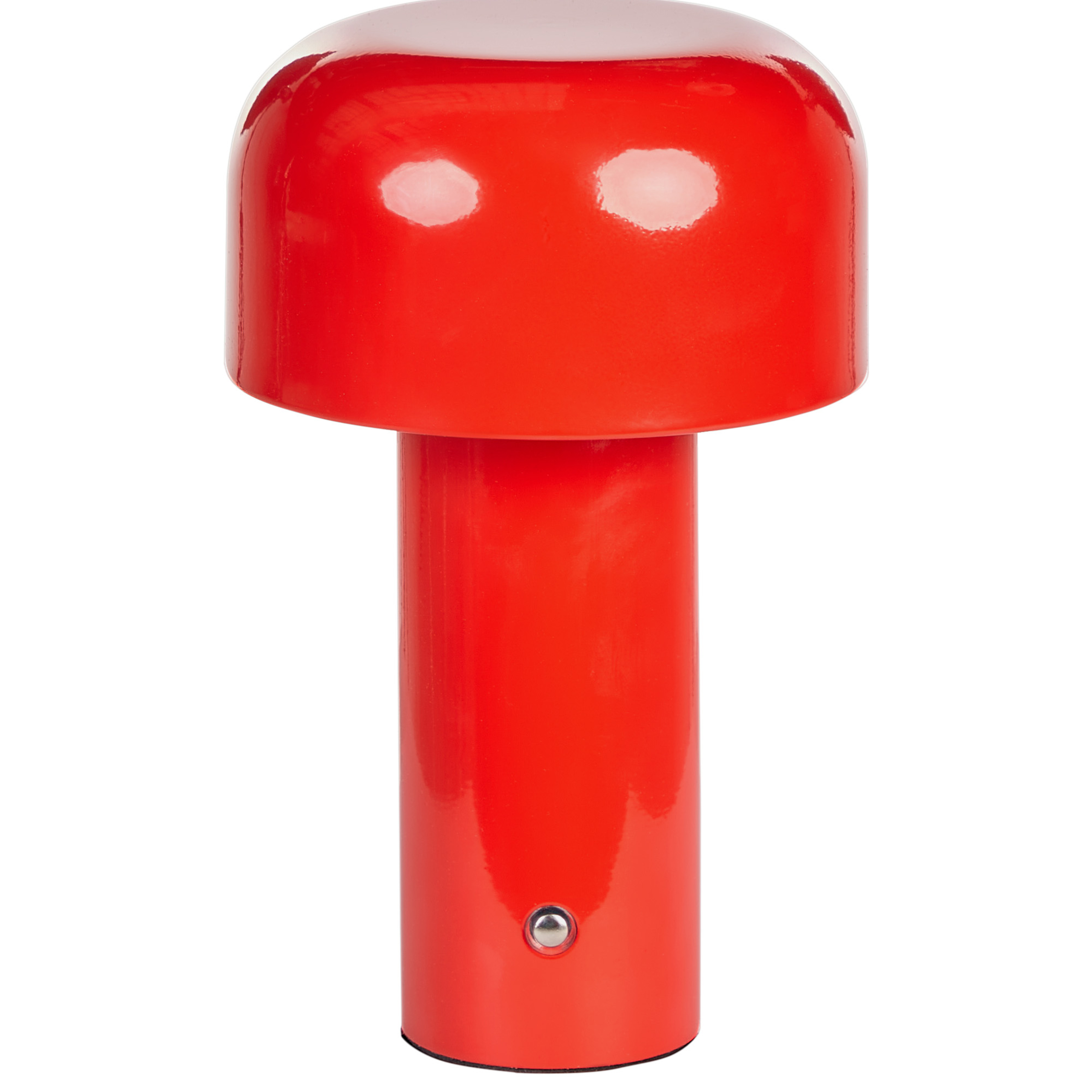 Langaton LED-pöytävalaisin BESOS himmentimellä metalli Punainen