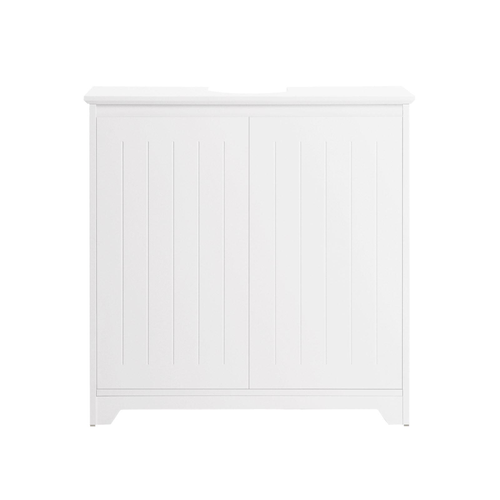 SoBuy Allaskaappi 2-ovinen valkoinen 60x30x60cm BZR108-W