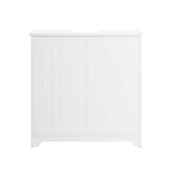 SoBuy Allaskaappi 2-ovinen valkoinen 60x30x60cm BZR108-W