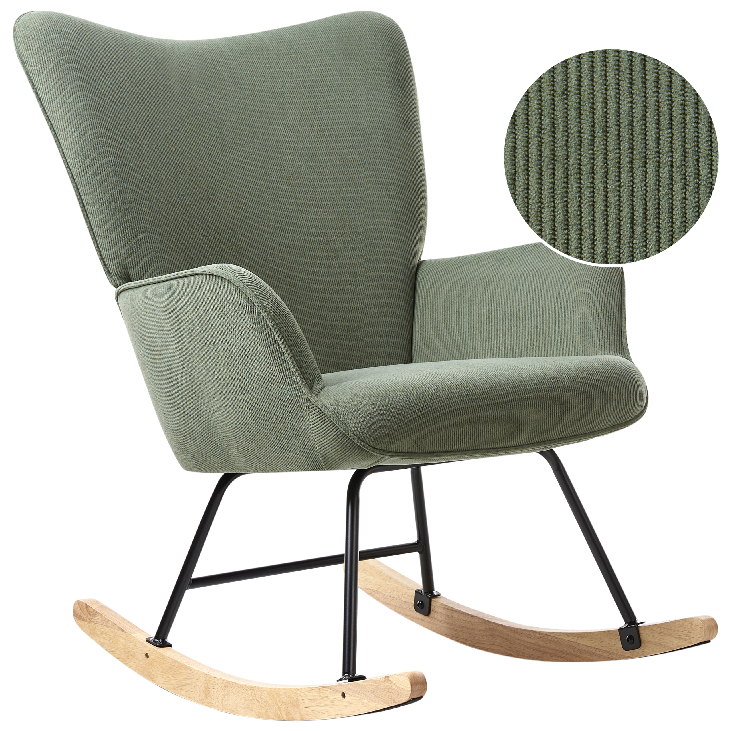 Keinutuoli ARSET vakosametti Tummanvihreä