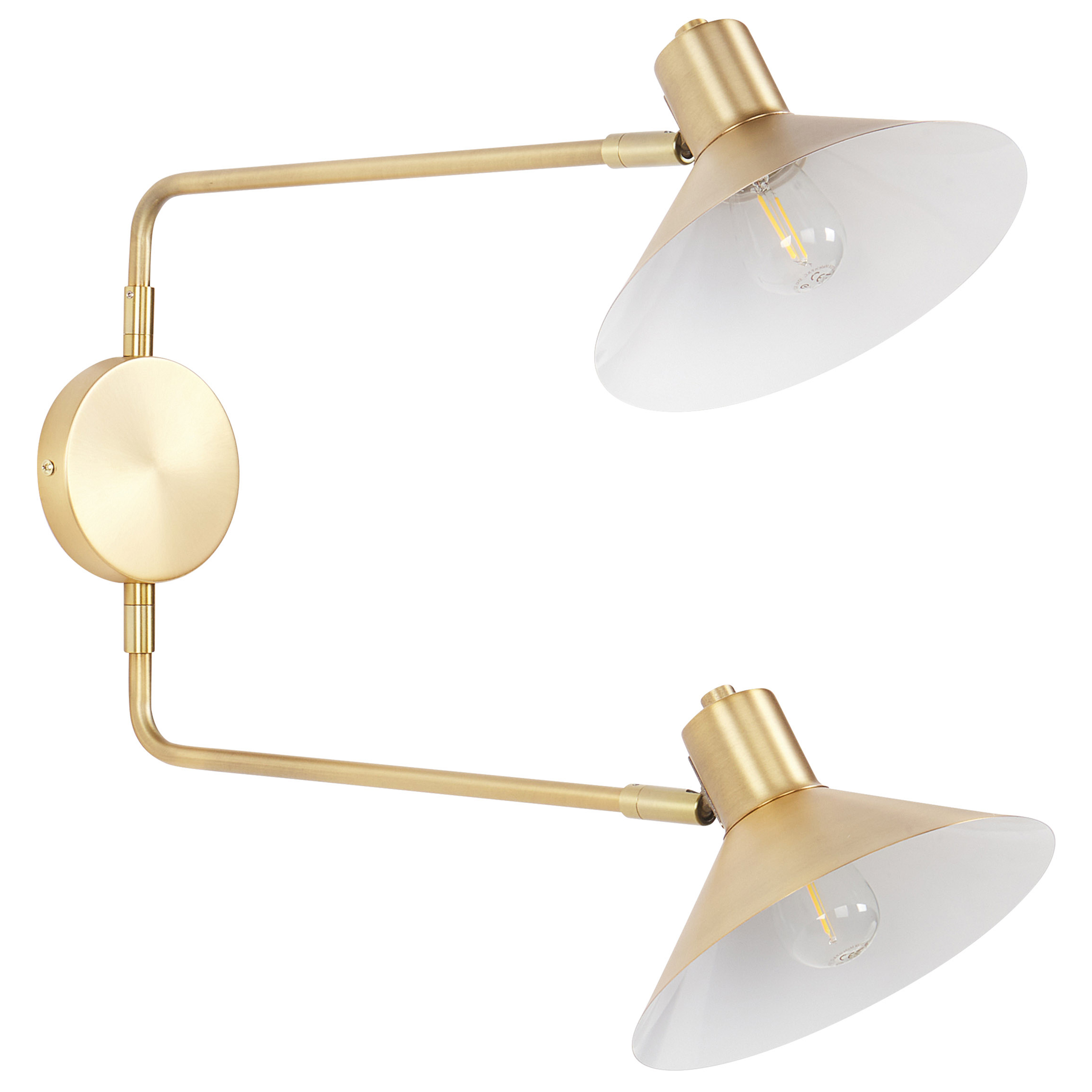 Seinävalaisin KADASSA säädettävä metalli Kulta