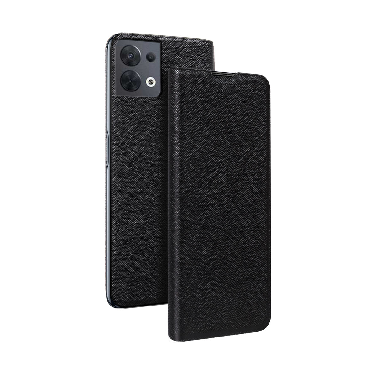 Kotelo Oppo Reno 8 Folio Stand Korttipaikat