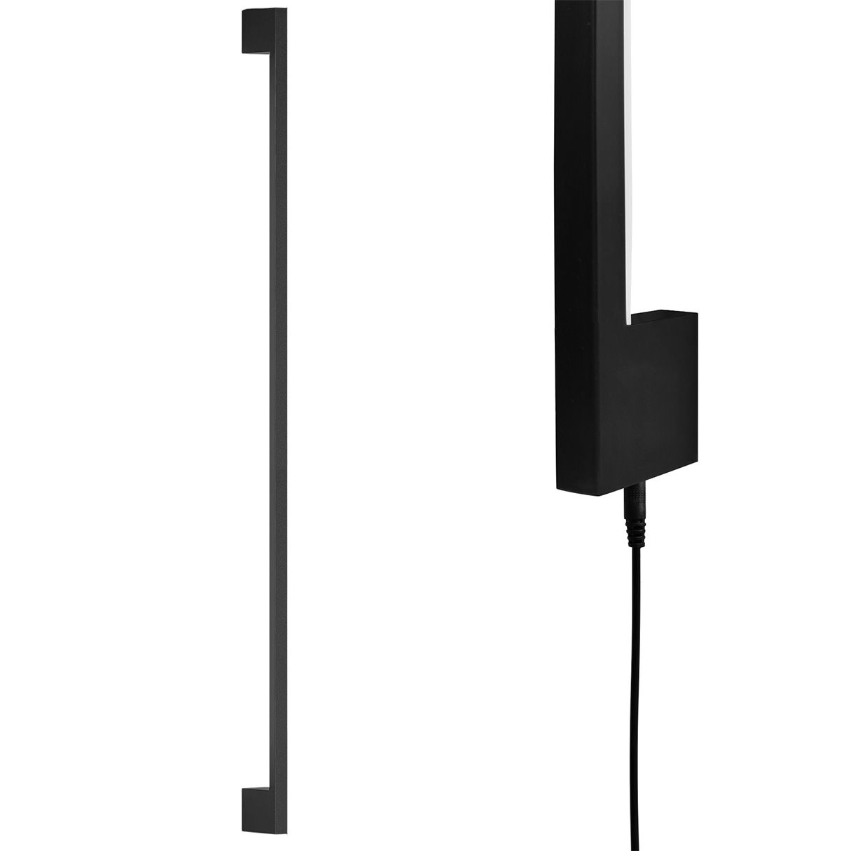 TOOLIGHT seinävalaisin LHJ064-W musta, 1, 5x4x100cm