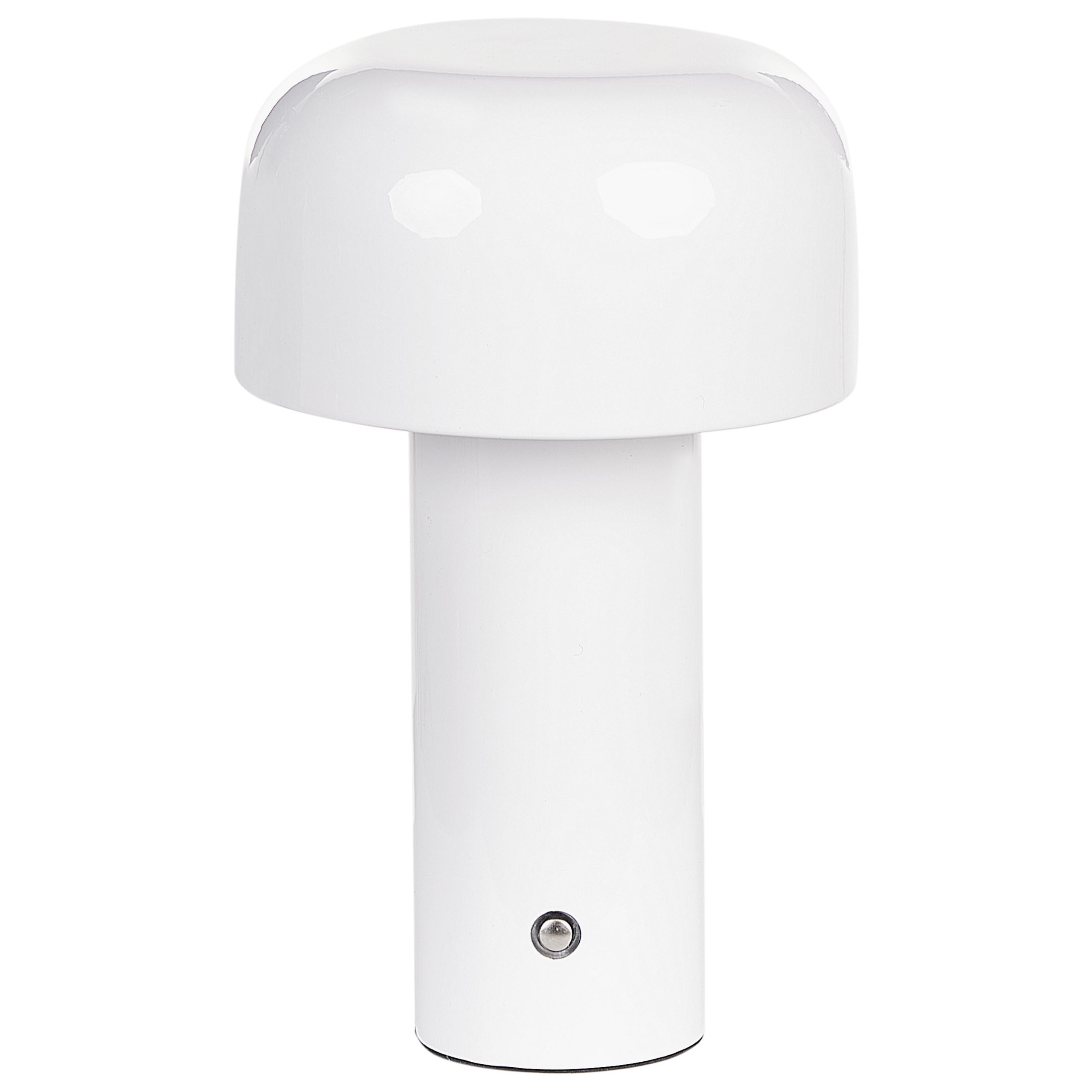 Langaton LED-pöytävalaisin BESOS himmentimellä metalli Valkoinen