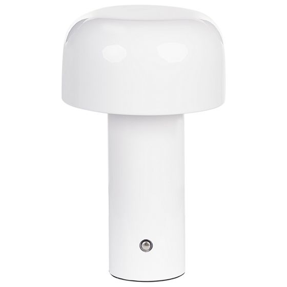 Langaton LED-pöytävalaisin BESOS himmentimellä metalli Valkoinen
