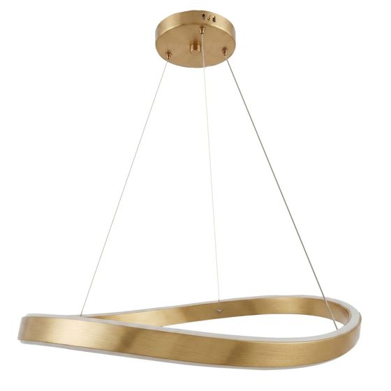TOOLIGHT riippuvalaisin SWE069-CP harjattu kulta, 80x80x5cm