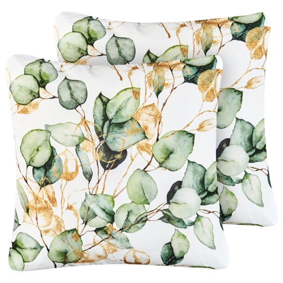 Ulkotyynysetti 2 kpl GLADE Kasvikuvio 45 x 45 cm Monivärinen