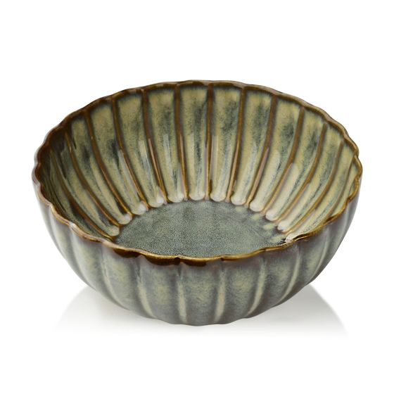 Kulho posliini Affekdesign Evie Green 16.7x16.7x6.7 hunaja 1kpl
