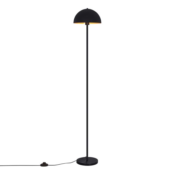 NETTLIFE Lattiavalaisin, 170 cm metallirunko, musta-kulta, ilman polttimoa