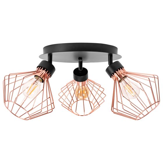 TOOLIGHT Kattovalaisin App536-3C Musta, 40X40X27, 5Cm