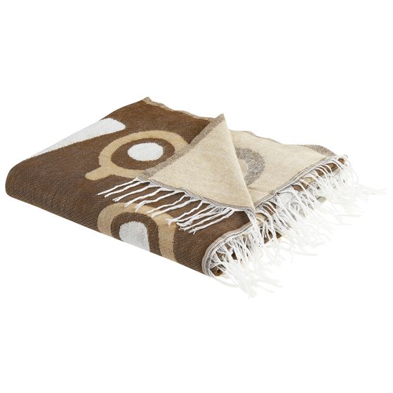 Torkkupeitto SIDDHA kangas 130 x 170 cm Ruskea