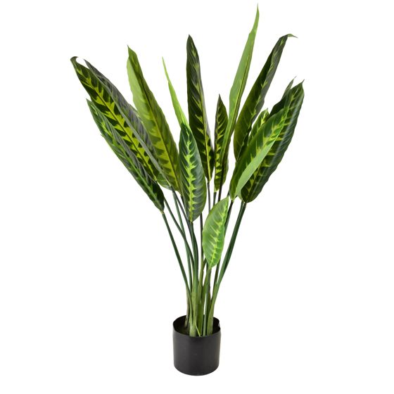 Tekokasvi muovi VIRIDIS Kalatea 15x14x109 cm vihreä/musta 1 kpl