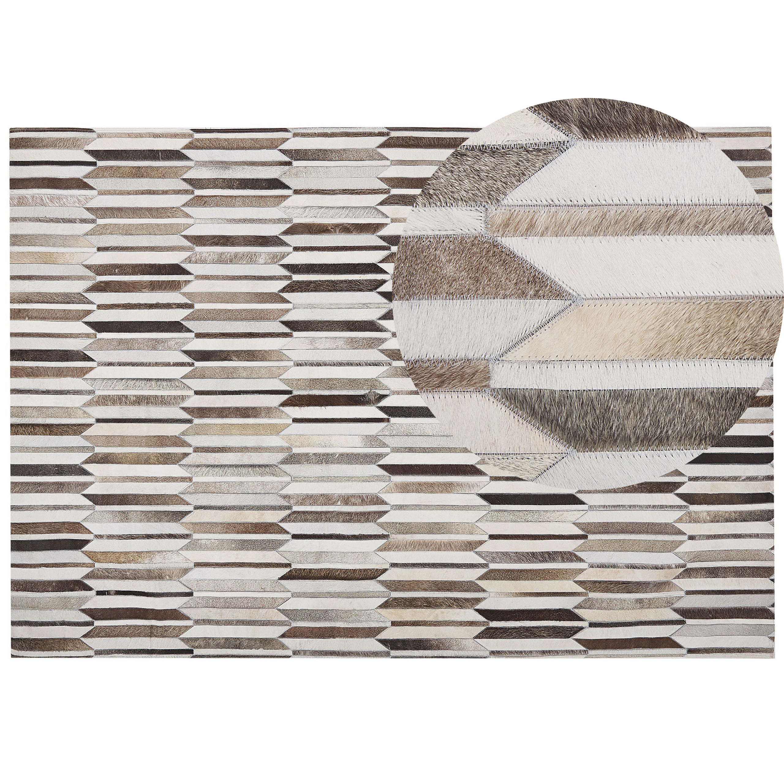 Matto KULALAR Beige 160 x 230 cm nahka