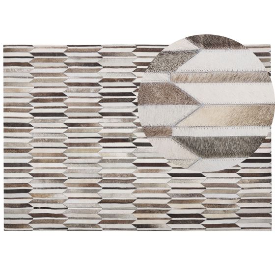 Matto KULALAR Beige 160 x 230 cm nahka