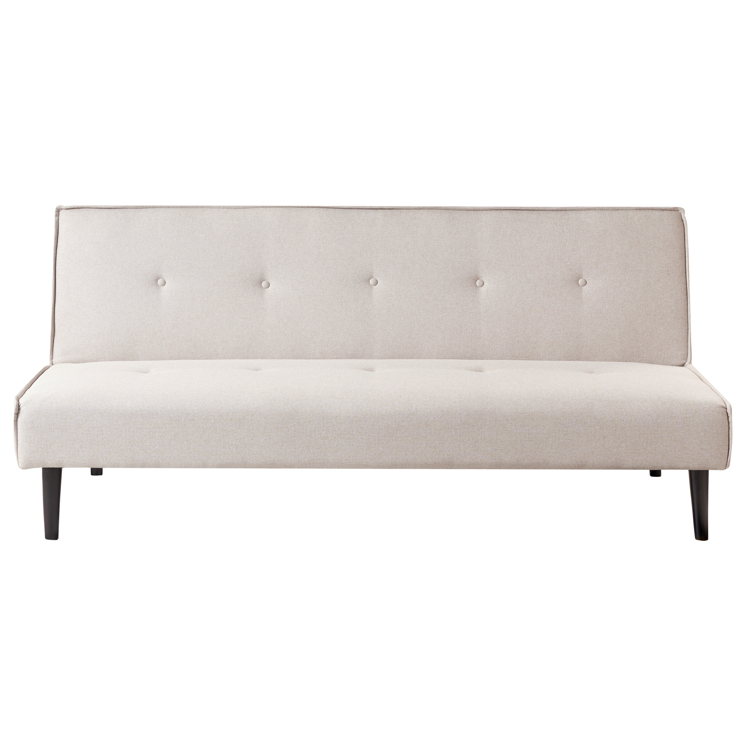 Vuodesohva VISBY kangas Vaaleanbeige 3-istuttava