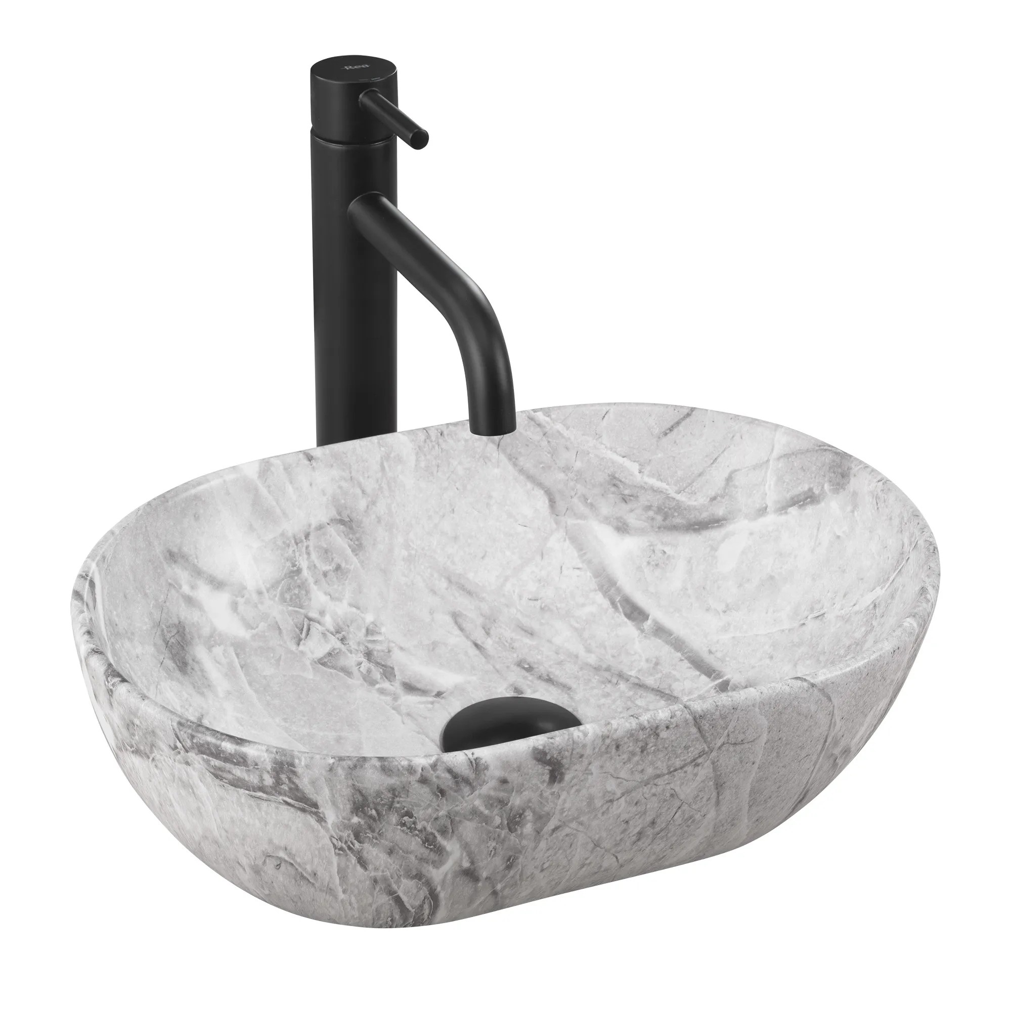 REA Malja-allas AMELIA mini 38 kivi matta, 38X26X12CM