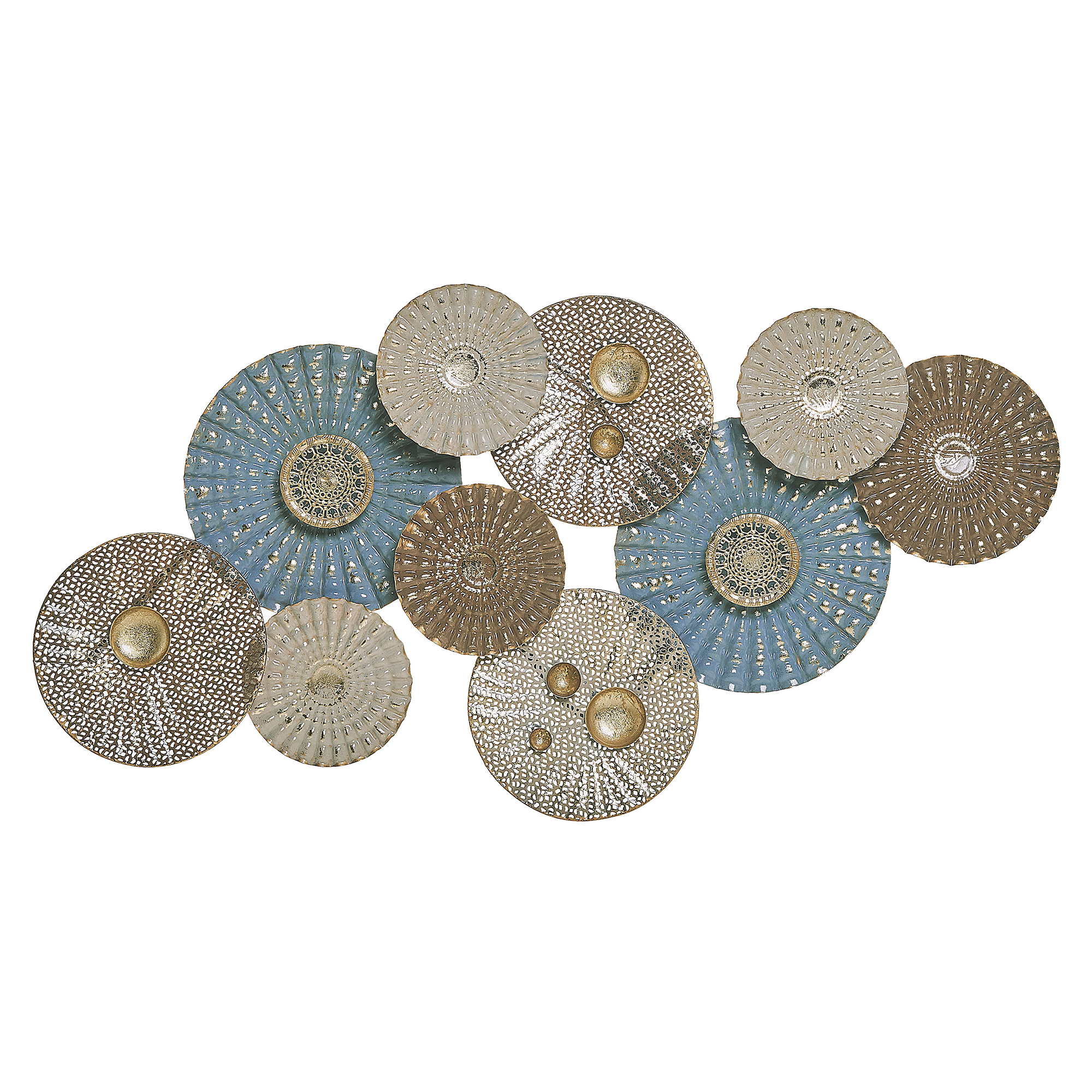 Seinäkoriste HASSIUM metalli 48 cm Sininen