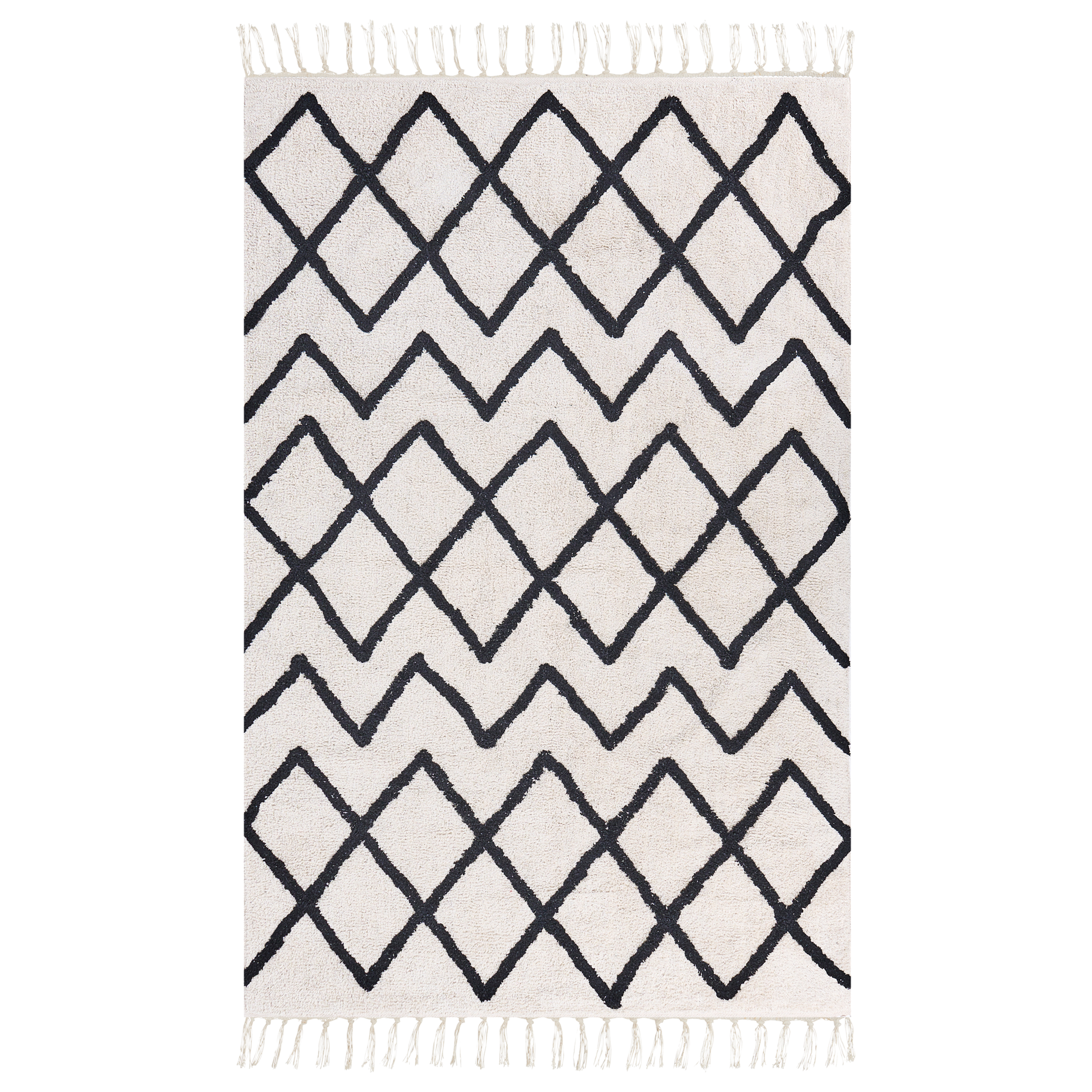 Matto ELDES Beige 160 x 230 cm puuvilla