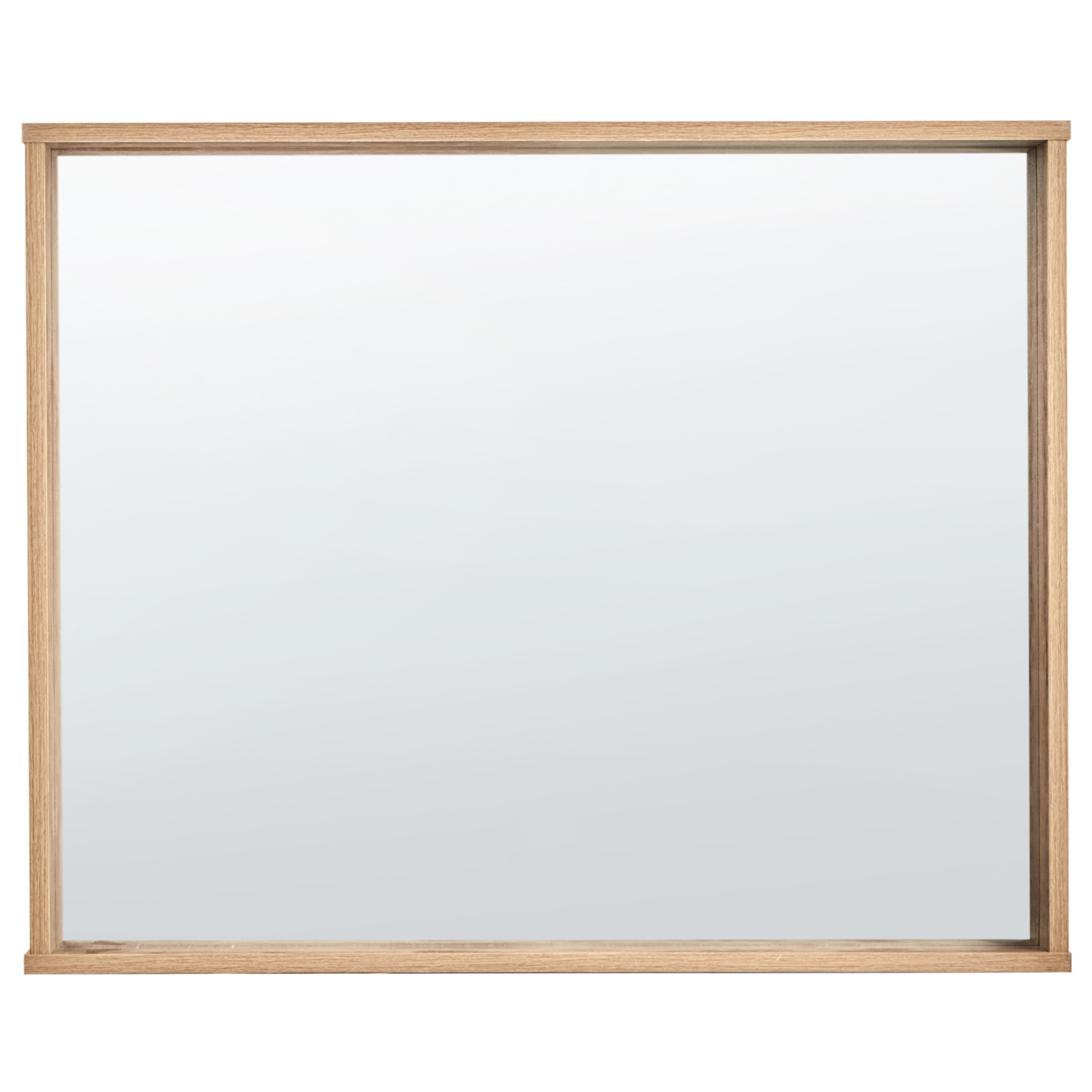 Seinäpeili ROSELL 80 cm 65 cm Vaaleanruskea