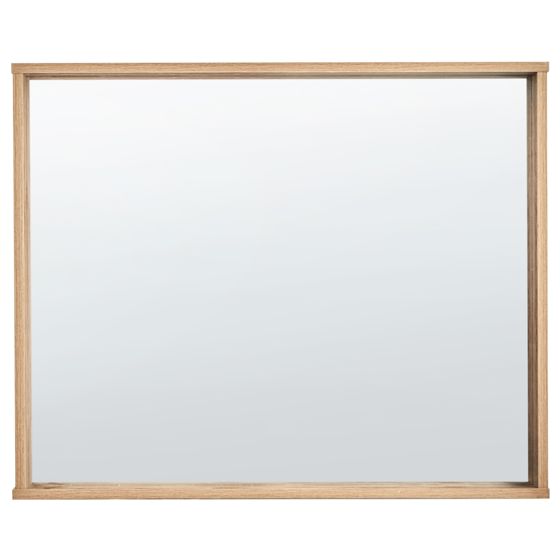 Seinäpeili ROSELL 80 cm 65 cm Vaaleanruskea