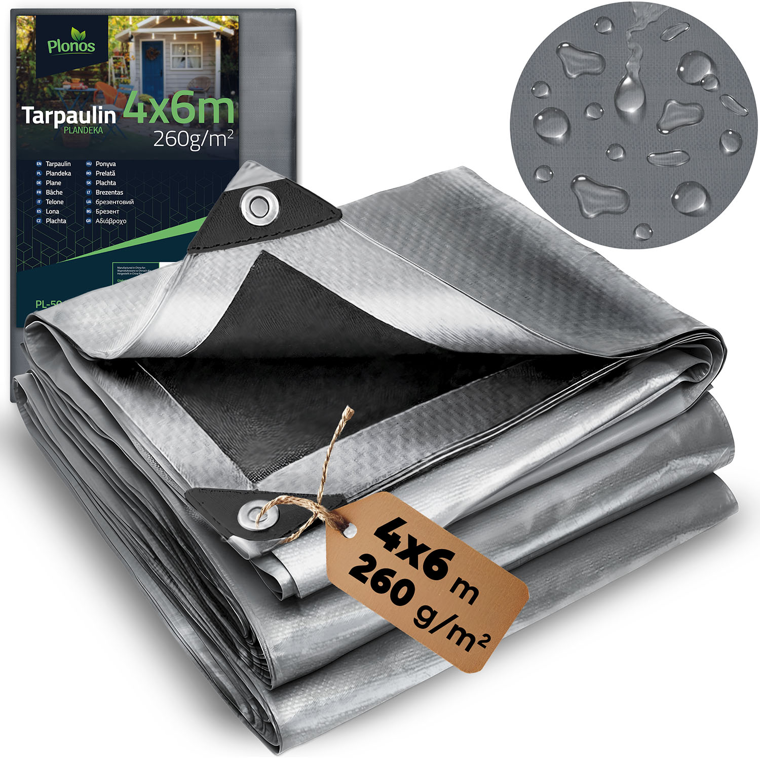 Pressu 600 x 400 cm 260 g/m2 hieno PL-501