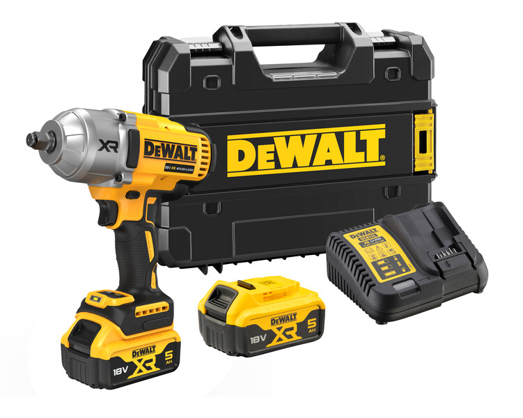DeWalt DCF900P2T XR 18V -Iskumutterinväännin 2x 5,0 Ah, 1355 Nm