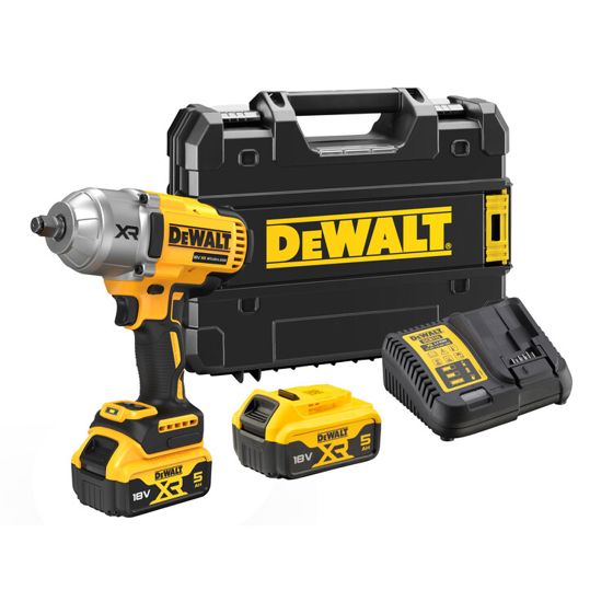 DeWalt DCF900P2T XR 18V -Iskumutterinväännin 2x 5,0 Ah, 1355 Nm