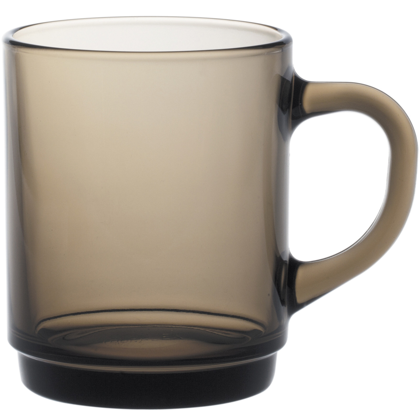 Duralex VERSAILLES SEPIA lasi kahvalla 260 ml ruskea - 6 kpl:n setti