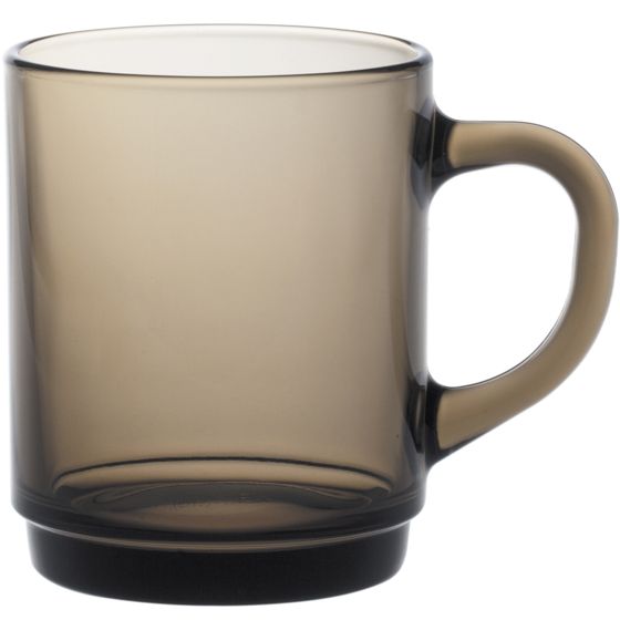 Duralex VERSAILLES SEPIA lasi kahvalla 260 ml ruskea - 6 kpl:n setti