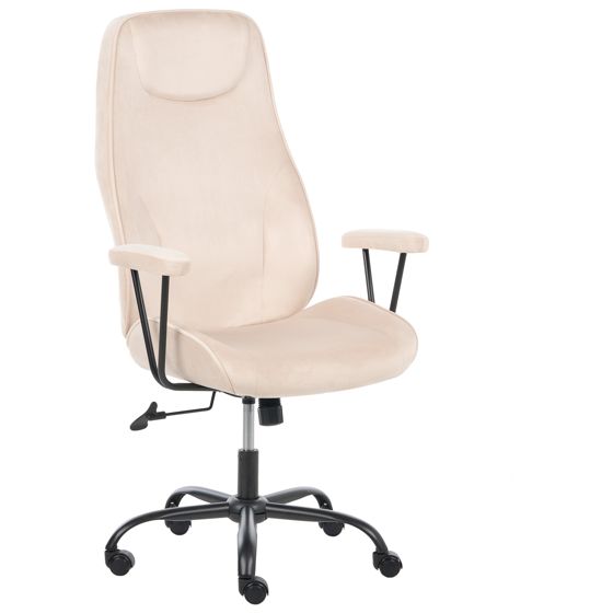 Toimistotuoli TITAN Sametti Vaaleanbeige