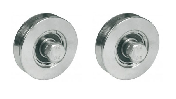 140 mm:n V-ura-pyörä, 2 kuulalaakeria – 2 kpl:n sarja