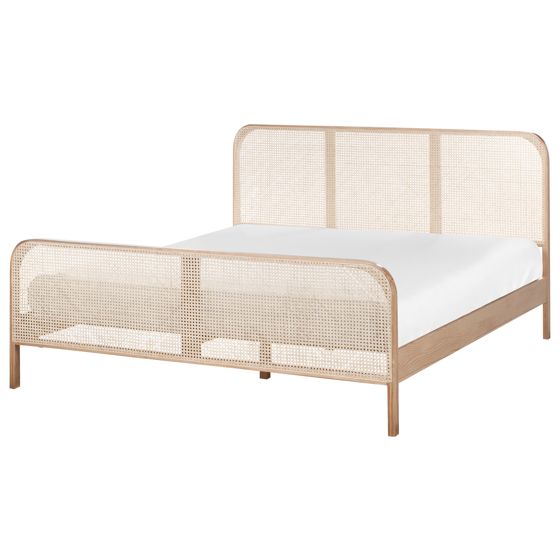 Sänky mänty GONFARON 180 x 200 cm Vaaleanruskea