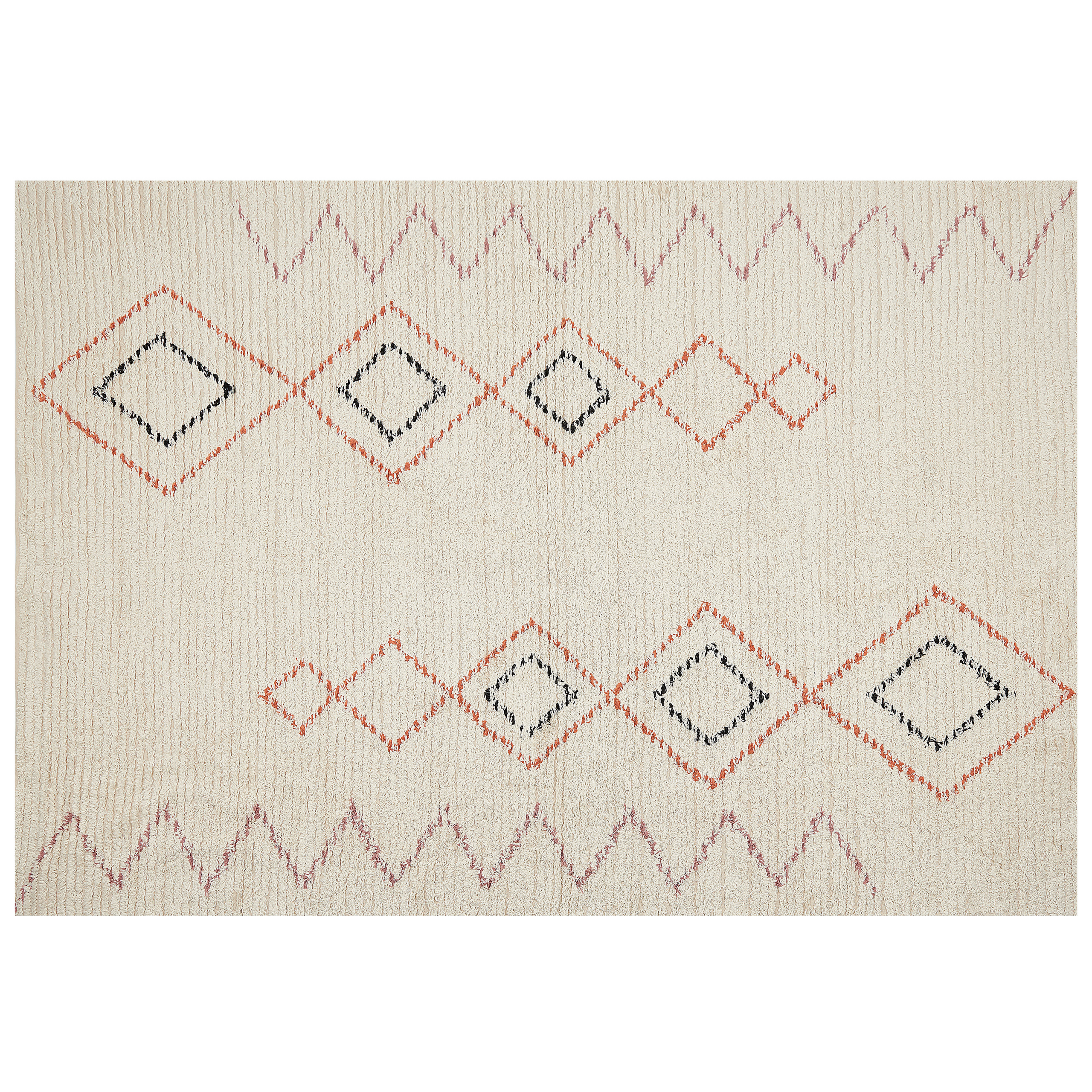 Matto GUWAHATI Beige 160 x 230 cm Puuvilla