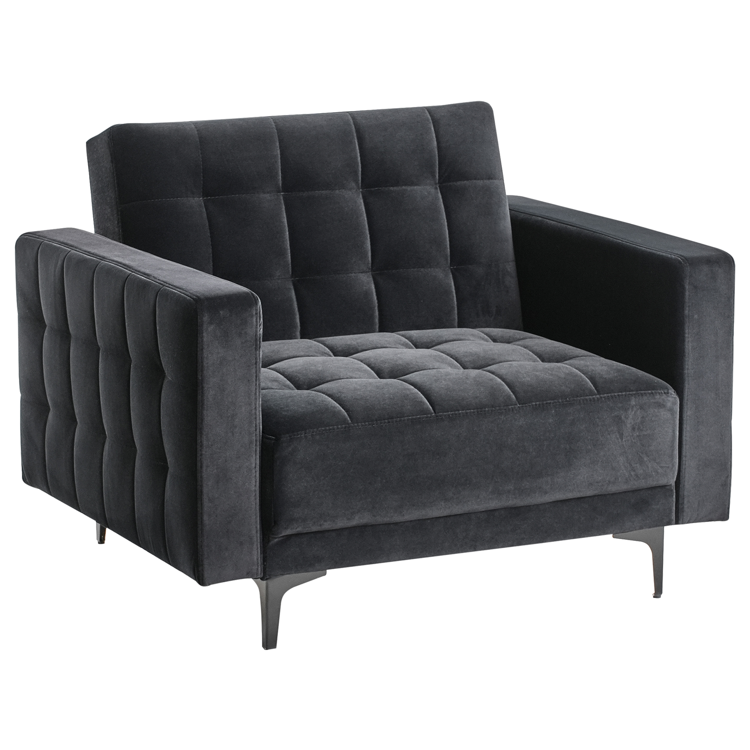 Nojatuoli ABERDEEN sametti Musta