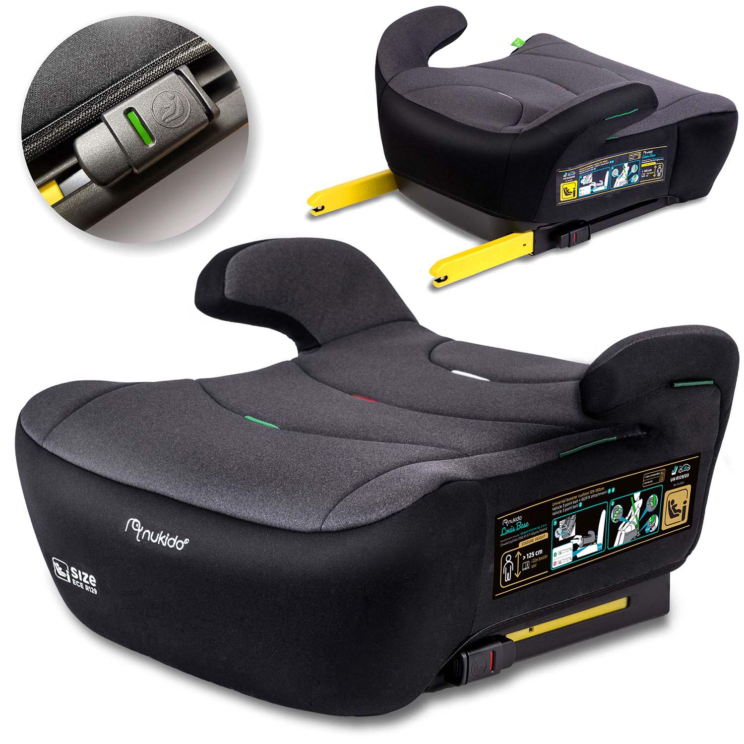 Turvaistuin, Isofix-istuin 22–36 kg Louis Nukido 710201