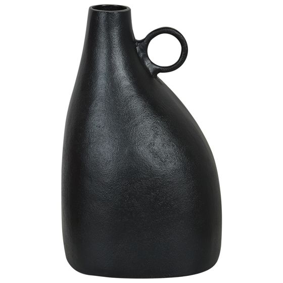 Koristemaljakko NARBADA metalli 36 cm Musta